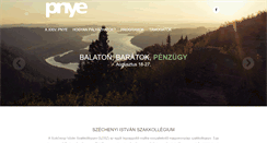 Desktop Screenshot of pnye.szisz.hu